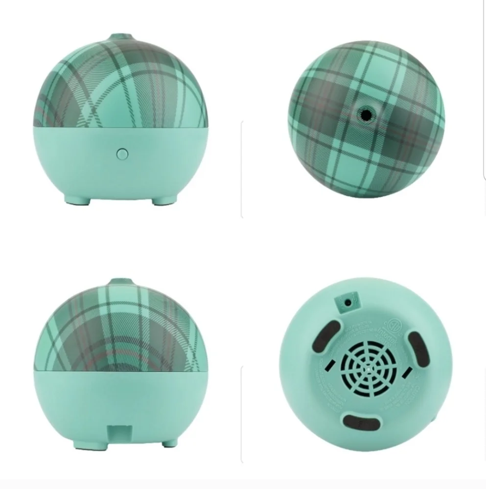 NEW! Mainstays Green and Black Ultrasonic Diffuser Set
